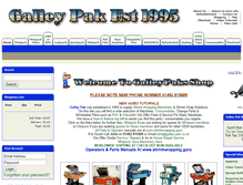 Tablet Screenshot of galley-pak.co.uk